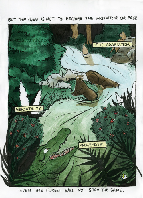 vestais - I have been working on this comic “Undergrowth” for...