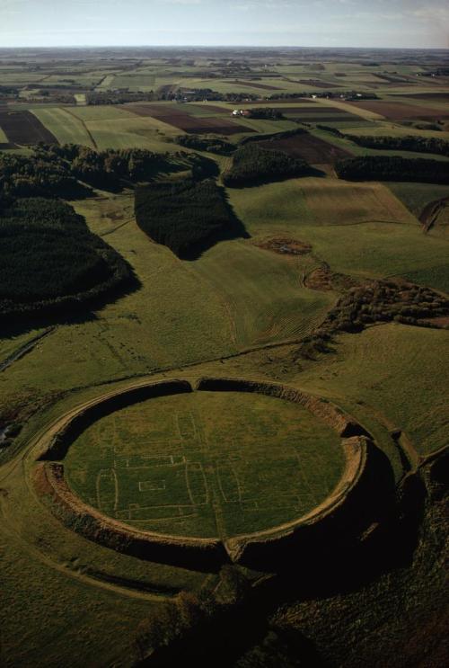 museum-of-artifacts:Viking ring castle in Denmark, dating...