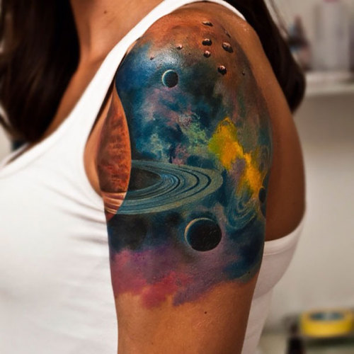 beben-eleben - Cosmic Tattoo Ideas For Astronomy Lovers