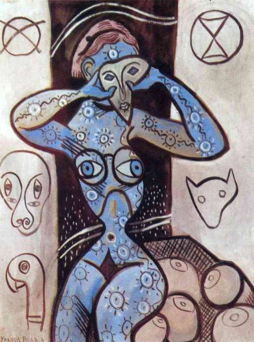 surrealism-love:
â€œ Breasts, 1924, Francis Picabia
Size: 75.5x99 cm
Medium: oil, cardboardâ€