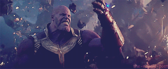 Image result for thanos ending gif