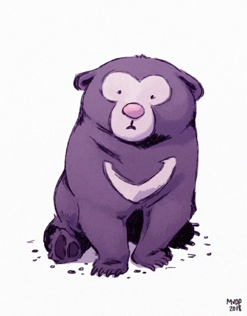 sketchinthoughts - Sunbear! Sorry if the colors look really odd,...