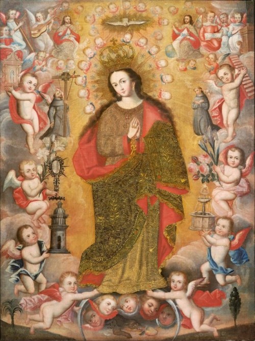 egosvmqvisvm - Virgin of Immaculate Conception with Franciscan...