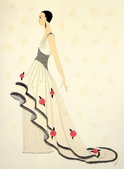 fashionologyextraordinaire - 1915- Paul Poiret ‘Rose dress’,...