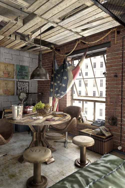 fineinteriors - Bachelor’s loft in Moscow, designed and...