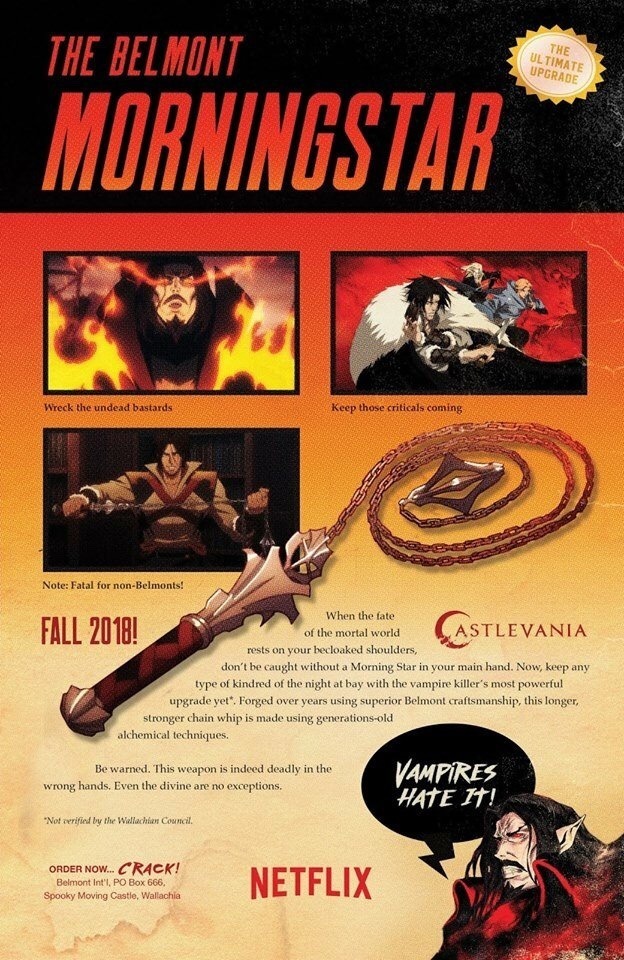 When’s the last time you upgraded your chain whip?Order now!VAMPIRES HATE IT!