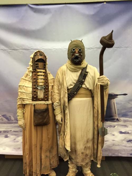 A couple of my friends made “his” and “hers” Tusken Raider...