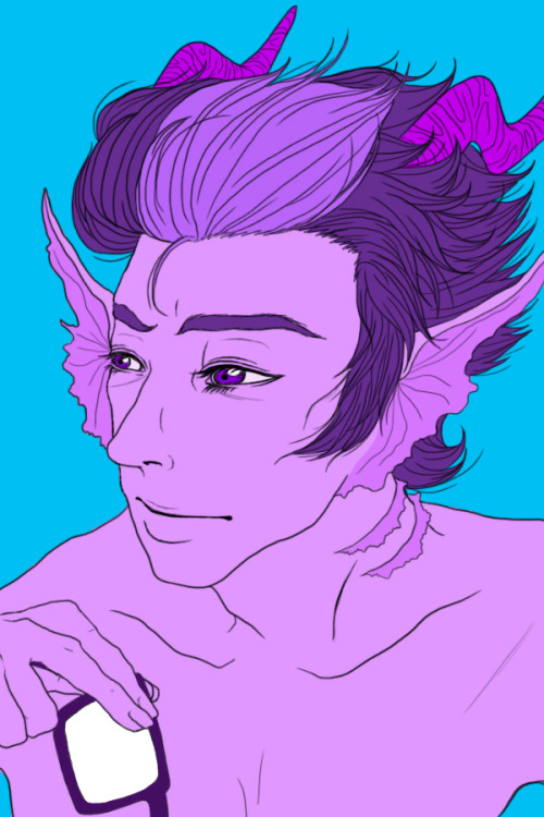 disneyprincessdave - i ended up doodling eridan, i meant to draw...