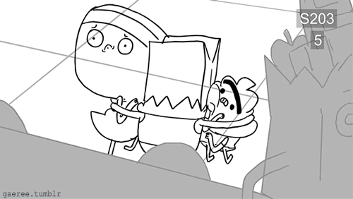 gaeree - Here’s a big load of storyboards from Cupcake and Dino,...