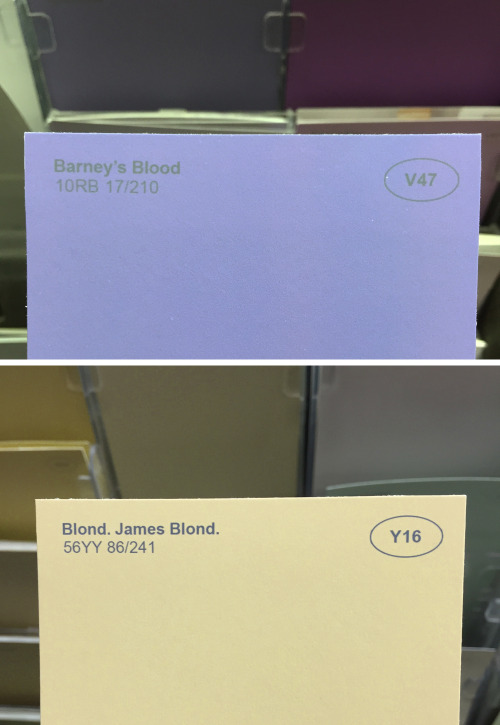 versacepirate - obviousplant - Renamed paint colors.this is it...