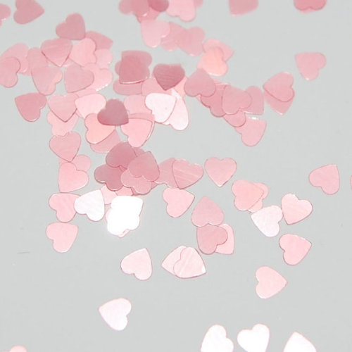 milkysweetbun - Light Pink SOLVENT RESISTANT Glitter HEARTS