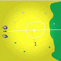 64 games. 64 seconds. - An Animation By Ruckspiel The football collective Ruckspiel decided to create a video installation called Playplan, capturing the 2014 World Cup. The catch? Each match was re-created in just one second, with the starting point...