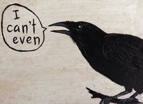 I can’t even crow, acrylic painting on cardboard