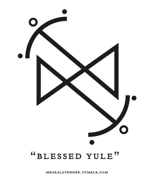 mearalavender - “Blessed Yule.”Feel free to use it, but please...