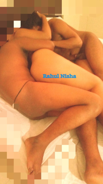 nisha4all - Sandwiched between two lusty sex maniac boys who are...