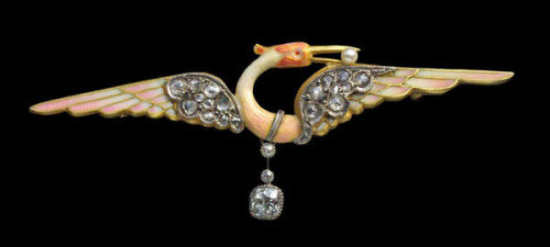 indigodreams - LEOPOLD VAN STRYDONCK Attrib.Art Nouveau Heron...