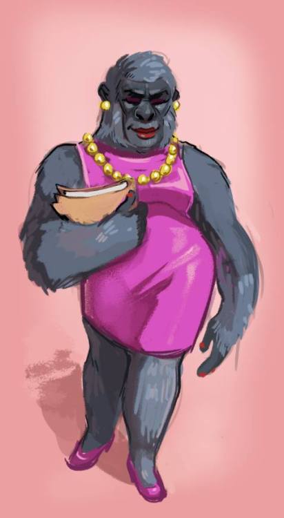 crispy-ghee - I drew a Gori at lunch because I love her