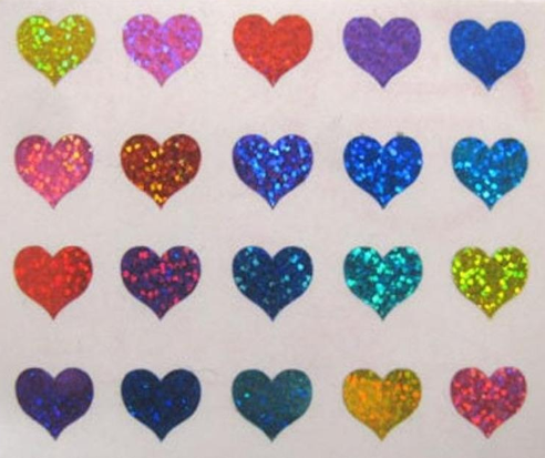 dirtshrines - rainbow stickers from vintage sticker love