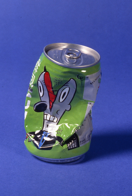parrottaxis - 1222 soda cans with art by Gary Baseman, 2003.