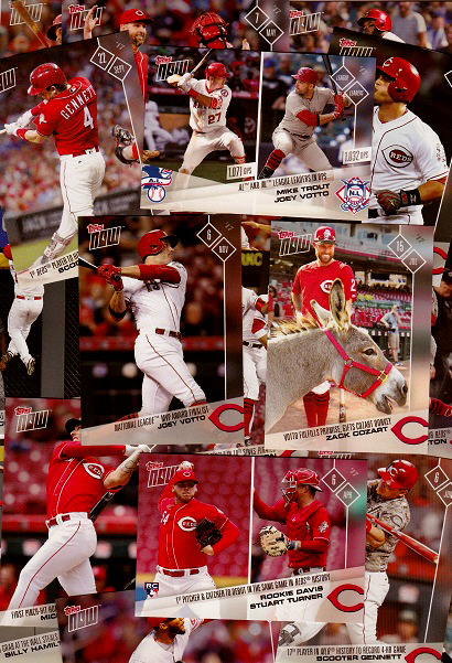 Reds Topps Now cards 2017