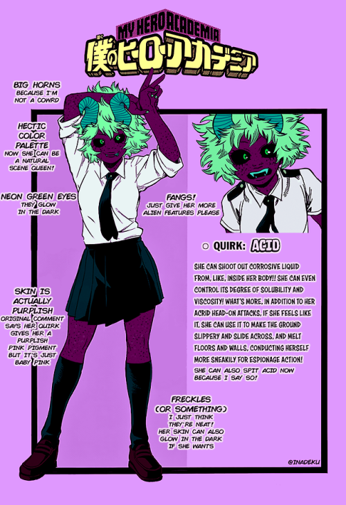 lesbiandeku - just some thought’s on mina’s design! with the...