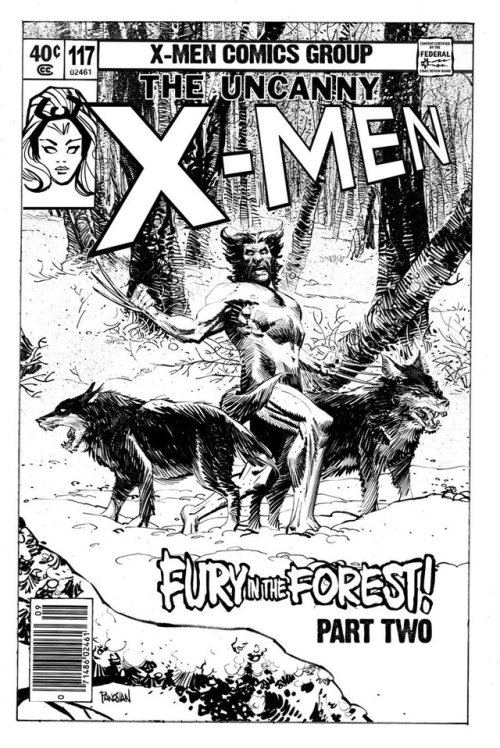 spaceshiprocket - X-Men faux cover for Logan film by Dan Panosian