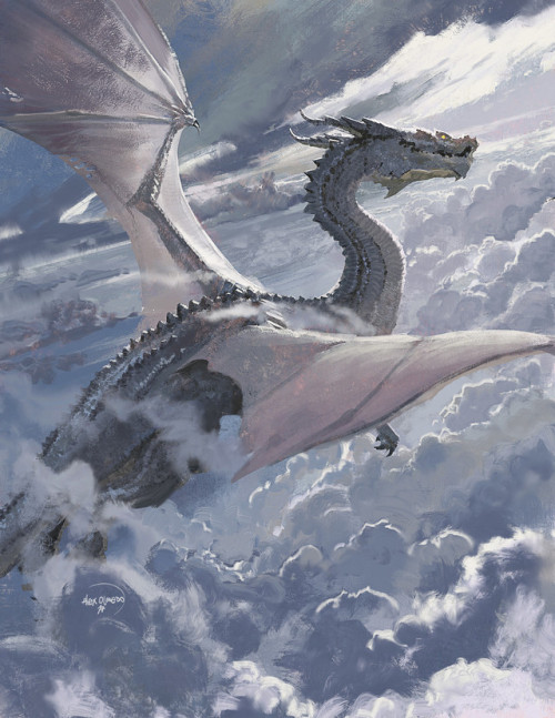 thecollectibles - Painterly dragon warm-ups byAlejandro...