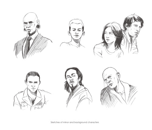 nathanandersonart - The remaining minor and supporting characters...