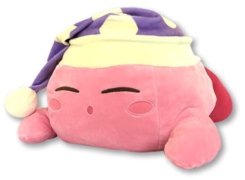 retrogamingblog: Giant Sleeping Kirby Plush from Japan