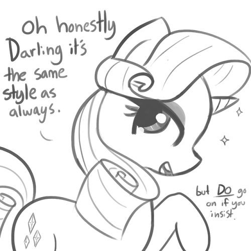 darkwee009 - equestria-forever - With you, Miss Rarity, any style...