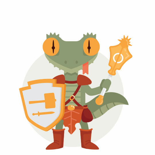 n-holland - My lizardfolk cleric, now animated!An infinitely...