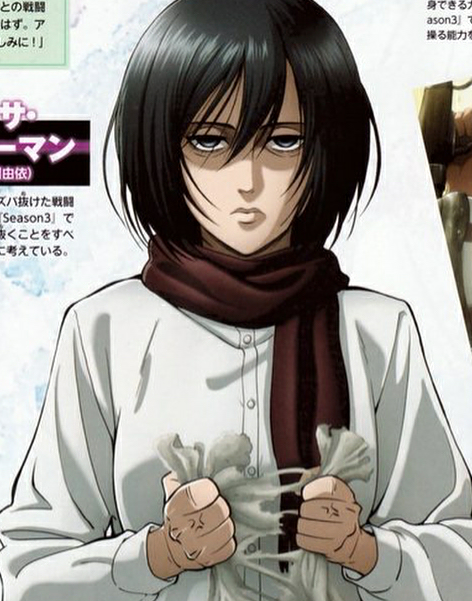 fortheloveof-ichiruki - So someone pointed out that Mikasa ripped Levi’s cravat &amp; I just