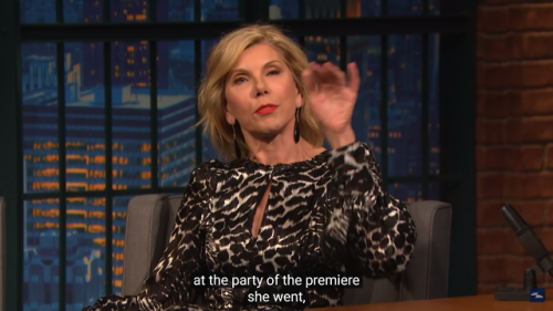 thexfilesbabe - cher greeted christine baranski in the exact way...