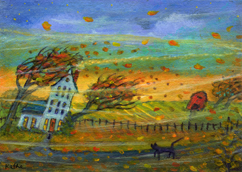 bookofoctober - Art cards by Kathe Soave