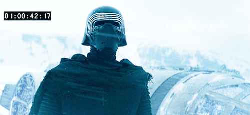 jeditexts - Kylo Ren in the snow after searching the Millennium...