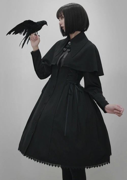 lolita-wardrobe - Your Gift [-The Raven-] Gothic Lolita Jacket...
