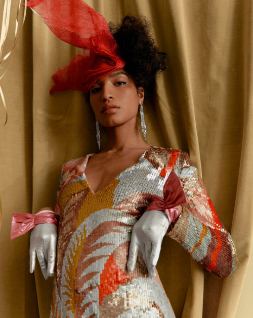 honestherring - shirazade - Indya Moore photographed by Agnes...