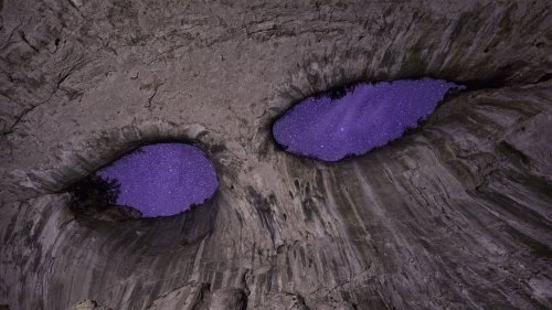 ufo-the-truth-is-out-there:The Eyes of God, Prohodna Cave, Bulgaria.