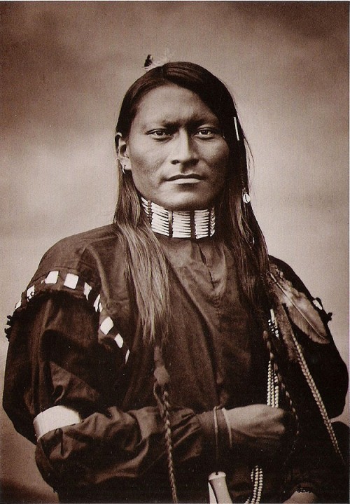 shewhoworshipscarlin - Cheyenne man, possibly named Red Sleeve,...