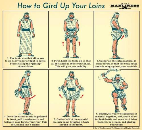 lost-carcosa - How to Gird Up Your Loins - An Illustrated Guide