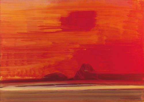 thunderstruck9:Bernd Zimmer (German, b. 1948), Red desert, 2001....