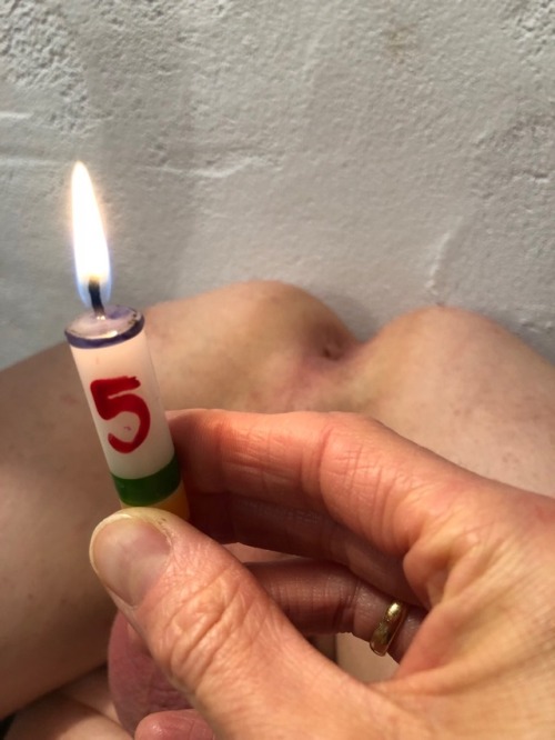 Another punishment point for masturbating. Painful waxing of my...
