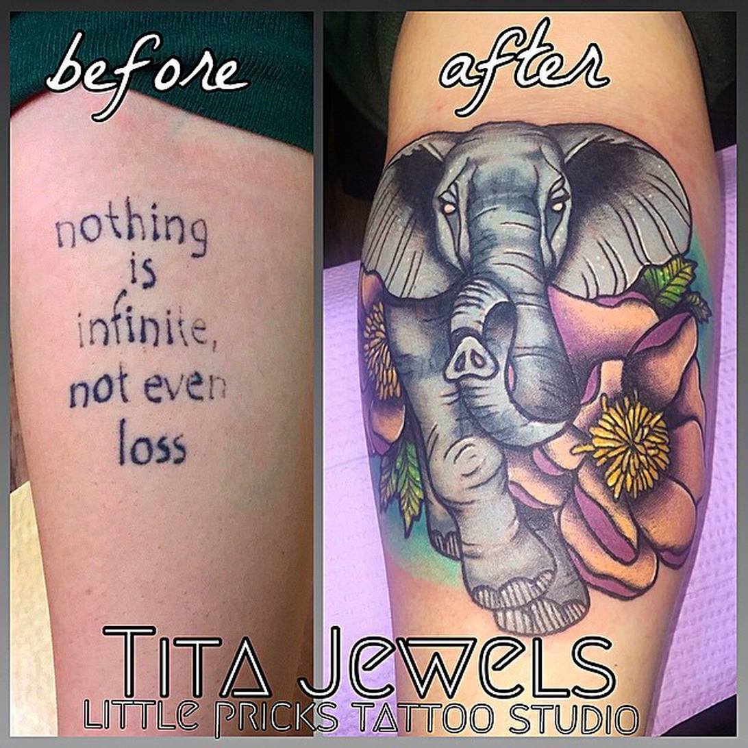 Little Pricks Tattoo Studio  Cover-up by Tita Jewels 