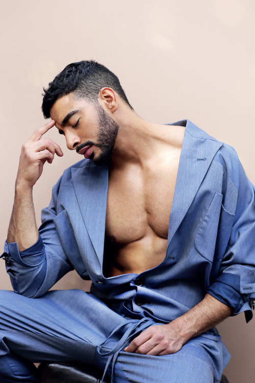 westwallys - Laith Ashley photographed by Luke Austin for Gay...