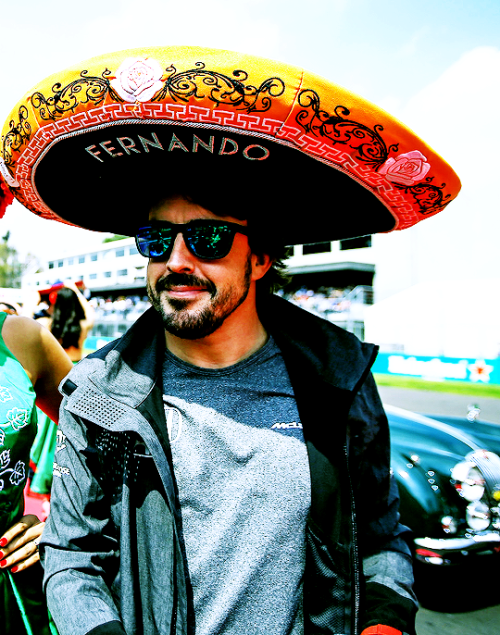 dearsenna - Fernando Alonso, Mexican Grand Prix 2017.