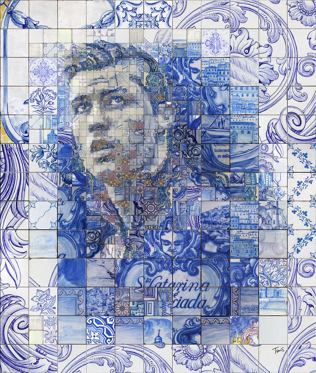 Cristiano x Azulejo The pride of old and contemporary Portugal collide. Designer Charis Tsevis created a series of Cristiano Ronaldo-inspired mosaic illustrations based on the great Portuguese tradition of Azulejo.
[[MORE]]
For some background on...