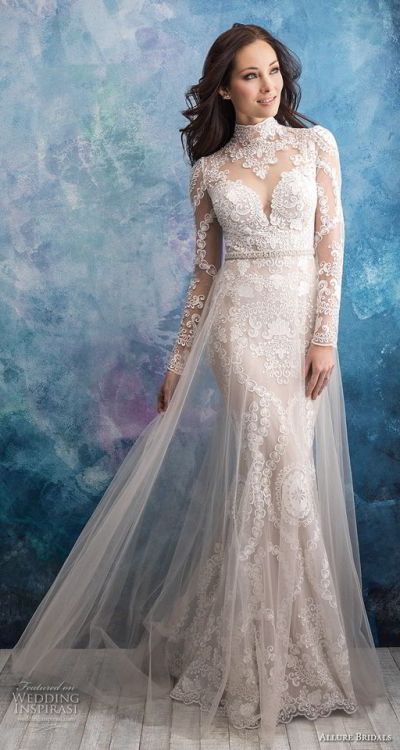(via Allure Bridals Fall 2018 Wedding Dresses | Wedding...