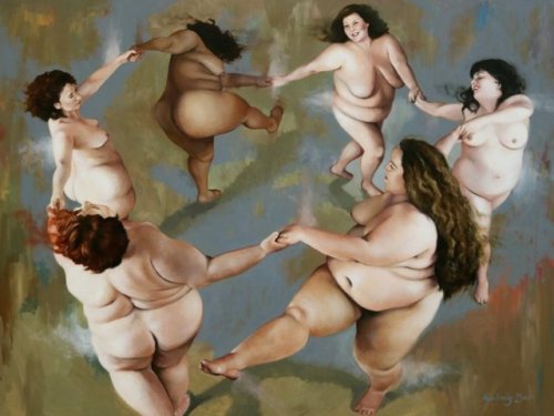 theartofobesity - Unfettered by painter Kimberly Dow after a...