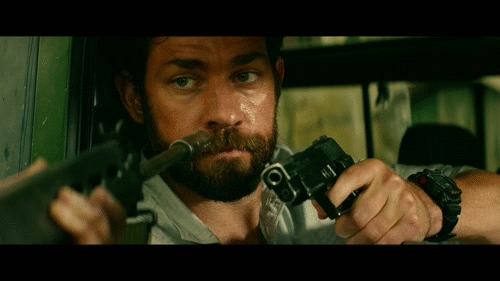 Speaking of John krasinski have you seen him in 13 hours? it was just wow after seeing him in the of