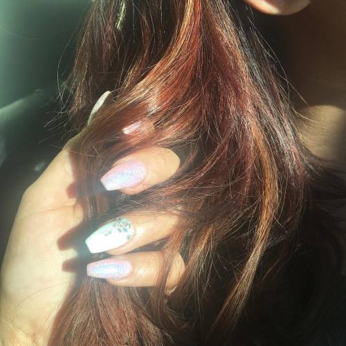 I’m in love with my custom color by @hairqueen_stine as...